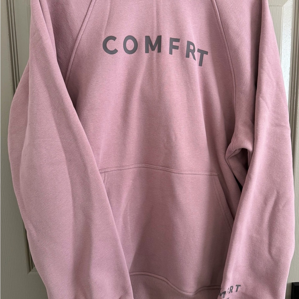 Comfort Graphic Pullover Hoodie - Pink